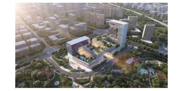 gmp新作 | 華夏銀行總部大廈，建筑呼應(yīng)Logo，呈C型雷紋布局形態(tài)