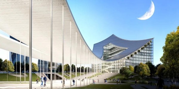 BIG米蘭綜合體CityWave破土動(dòng)工，140m 長(zhǎng)大型天篷連接兩棟建筑