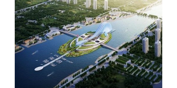 珠海橫琴新地標(biāo)“天沐琴臺”封頂，設(shè)計汲取琵琶、古琴之靈感