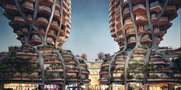 溫哥華未來(lái)新地標(biāo)！鬼才建筑師Thomas Heatherwick設(shè)計(jì)中心區(qū)雙子塔樓